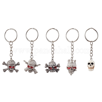 Брелок для ключей из ПВХ и смолы на тему Хэллоуина KEYC-JKC00706-1