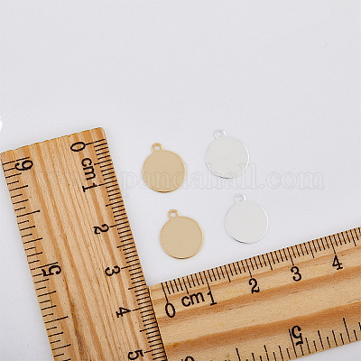 60шт 2 цвета латунные подвески KK-HY0003-39-1