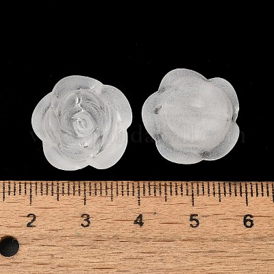 Smerigliato perline acriliche trasparenti&nbsp;OACR-U006-03A-1