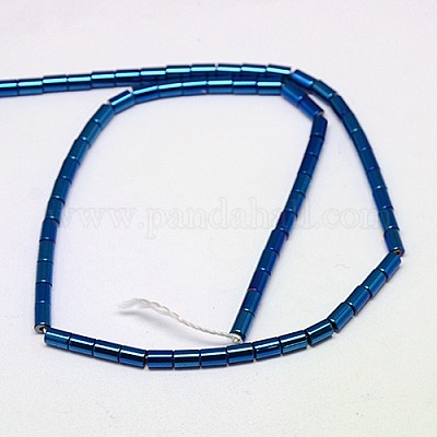 Гальванизировать немагнитных синтетический гематит бисер пряди G-J162-C-03-1