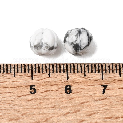 Бусины из природных Говлит G-B157-02-1