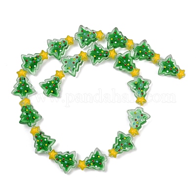 Стеклянные эмалевые бусины X-LAMP-S070-05F-1