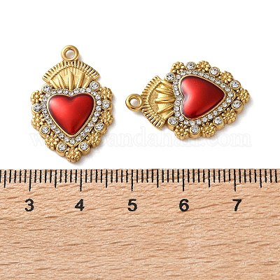 Подвески из нержавеющей стали 304 с эмалью STAS-B100-01G-02-1