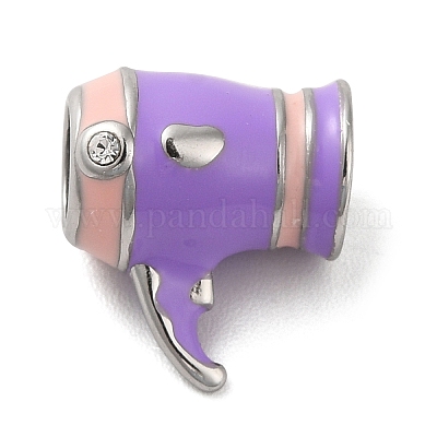 304 нержавеющая сталь эмалированные европейские бусины STAS-G308-37P-1