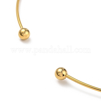 Ожерелье-чокер из нержавеющей стали 202 с вакуумным покрытием PVD NJEW-H011-05G-1