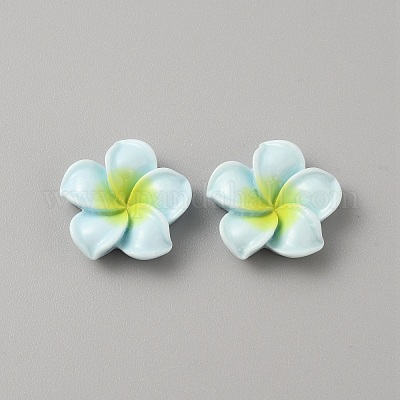 Непрозрачные кабошоны из смолы RESI-WH0036-10F-1