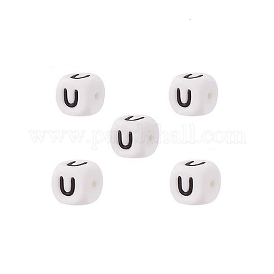 Куб с силиконовыми бусинами в виде букв FIND-SZC0014-321-1