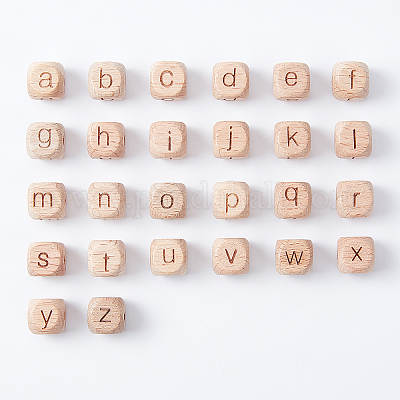 Природных шарики древесины WOOD-WH0112-73B-1