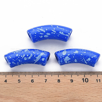 Непрозрачные акриловые бусины MACR-S372-001F-B02-1