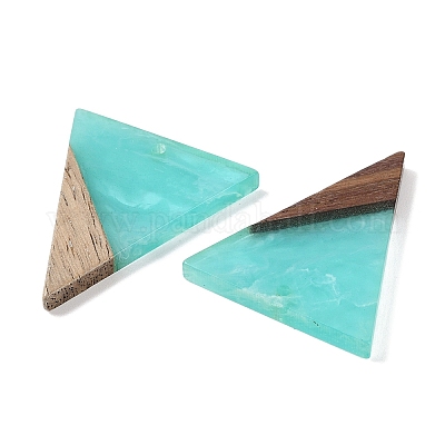 Подвески из смолы и дерева WOOD-F015-06B-1