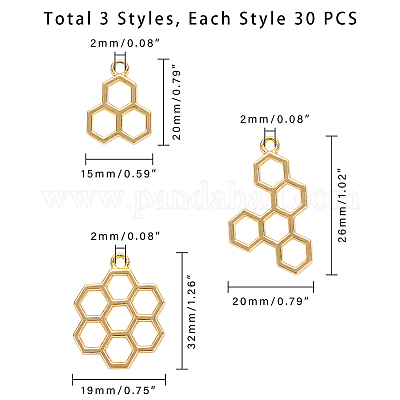 Подвесные подвески из сплава PALLOY-WH0065-60-1
