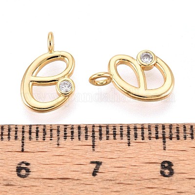 Латунные микро проложить кубического циркония подвески KK-N263-97G-E-1