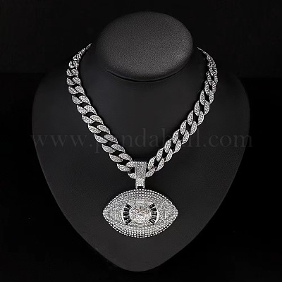 Мужские кубинские звенья цепи из цинкового сплава FS-WG3C954-02-1