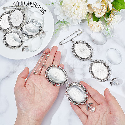 Сеттинги для кабошонов или кулона PALLOY-AB00009-1