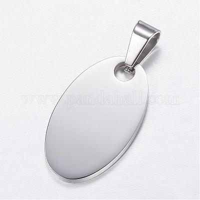 30 Pendentifs Vierges En Acier Inoxydable - 30 Mm Diamètre, 1 Mm épaisseur, Pour Estampage Et Bijoux DIY - 3