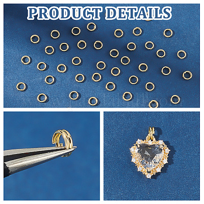 2 пакетик латунных разъемных колец FIND-BC0005-12A-1