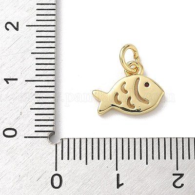 Латунные микро проложить кубического циркония подвески KK-B155-04A-G-1