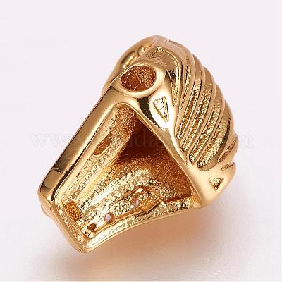 Латунные микро проложить кубического циркония бусы ZIRC-G099-18G-1