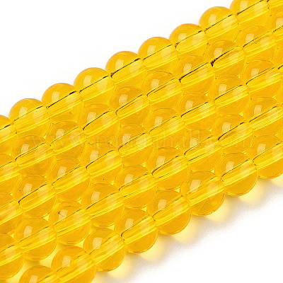 Прозрачные стеклянные бусины GLAA-T032-T4mm-11-1