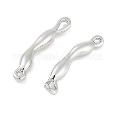 Латунные текстурированные подвески-соединители KK-Q028-21P-1