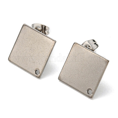 Фурнитура для сережек-гвоздиков из нержавеющей стали 201 STAS-D244-29P-C-1