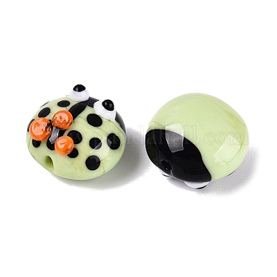 Fatti a mano perle di vetro irregolari&nbsp;LAMP-Q039-15G-1