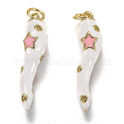 Латунь эмаль подвески X-KK-B026-15G-C-1