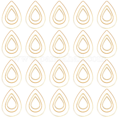 Латунные соединительные колечки&nbsp;KK-SC0001-23G-1