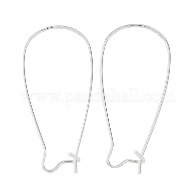 Латунные серьги-кольца серьги почек KK-EC221-NFS-NF-1