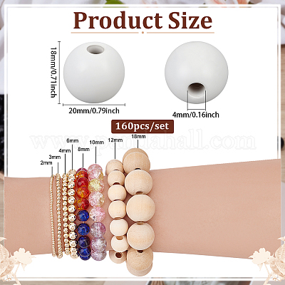 Природных шарики древесины WOOD-PH0003-56B-01-1