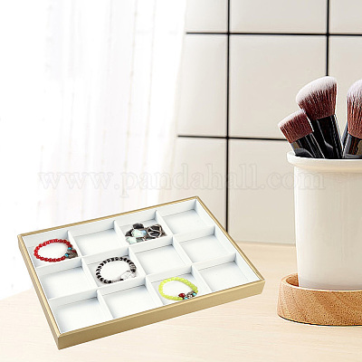 1шт 12 сетки подставка для украшений из искусственной кожи CON-CL0001-02B-1