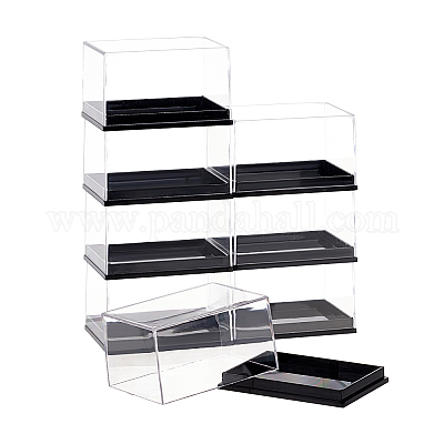 Clear Rectangular Plastic Box Insect Specimen Display Box Jewelry Storage  Cases