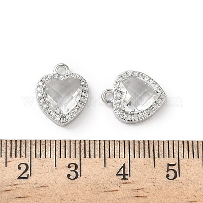 Латунные микро проложить кубического циркония подвески KK-L250-03P-01-1