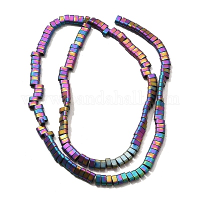 Нити синтетических немагнитных гематитовых бусин с 2 отверстием G-L613-A01-01E-1