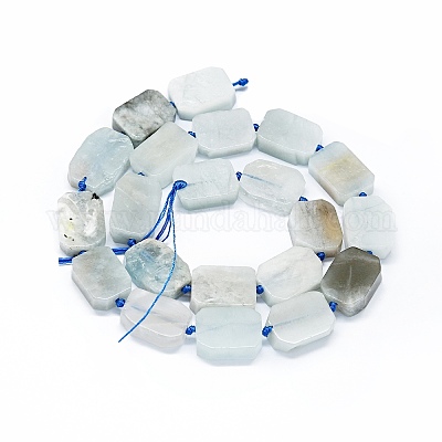 Природные Аквамарин бисер нитей G-F725-07-1