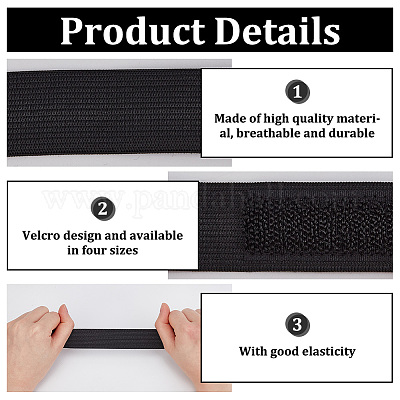 Регулируемая нейлоновая эластичная лента с волшебной лентой&nbsp;AJEW-WH0475-72-1