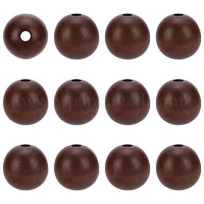 10шт деревянные европейские бусины WOOD-FG0001-54-1