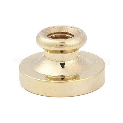 Золотистый тон корона начальная восковая печать латунные штампы головки AJEW-A065-01K-1