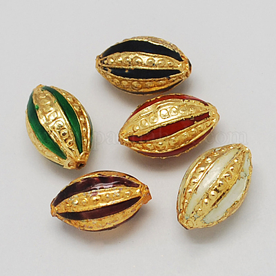 Бусины ручной работы перегородчатой&nbsp;CLB-S002-37-1