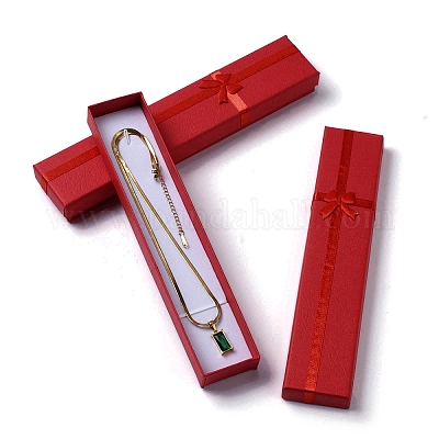 Картонные коробки ожерелья бумаги CON-G021-01B-01-1