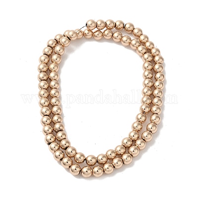 Гальванические нити синтетических магнитных гематитовых бусин G-I364-D01-LG-1