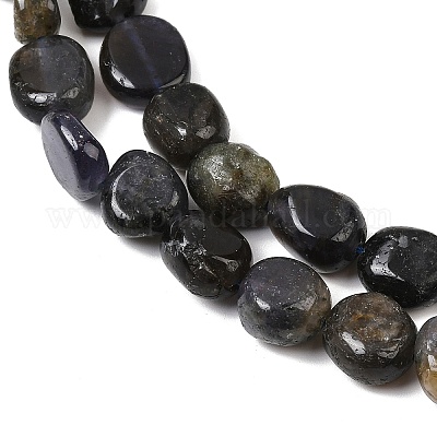 Нити из натурального иолита / кордиерита / дихроита G-A284-A02-03-1