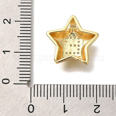 Стойки обшивки латунь микро проложить Циркон подвеску KK-I722-05G-E-1