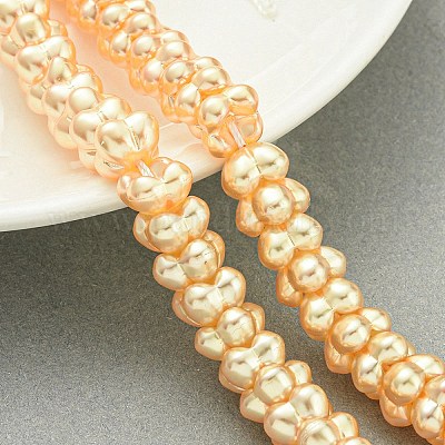 Прозрачные брызги окрашенные стеклянные бусы пряди GLAA-P066-01D-1