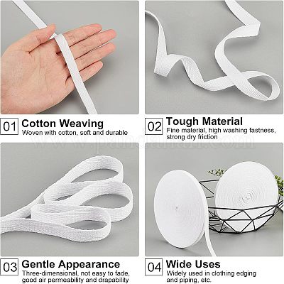 Хлопчатобумажные ленты из твила OCOR-WH0057-30A-01-1