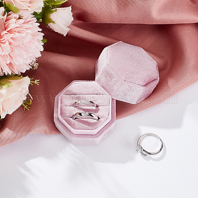 Бархат кольца коробки VBOX-WH0013-01A-1