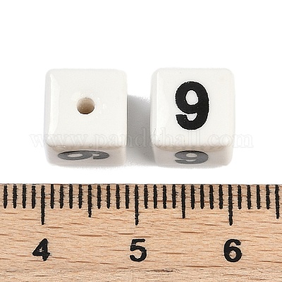 Фарфоровые бусины ручной работы PORC-R003-07-09-1