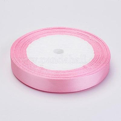 10mm Light Pink Single Sided Satin Ribbon