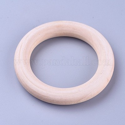 Незаконченные деревянные связующие кольца WOOD-F002-01-65mm-1