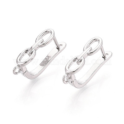 Латунная фурнитура для хооп серег KK-N267-24P-1